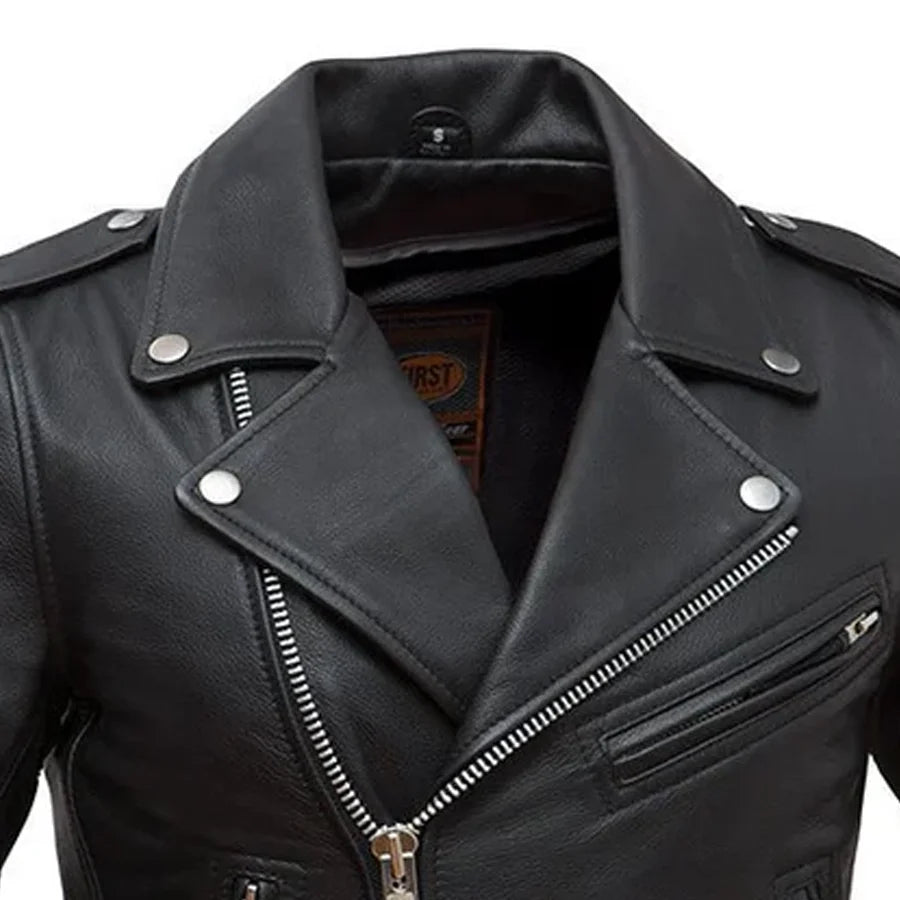 Rockstar - Women's Motorcycle Leather Jacket