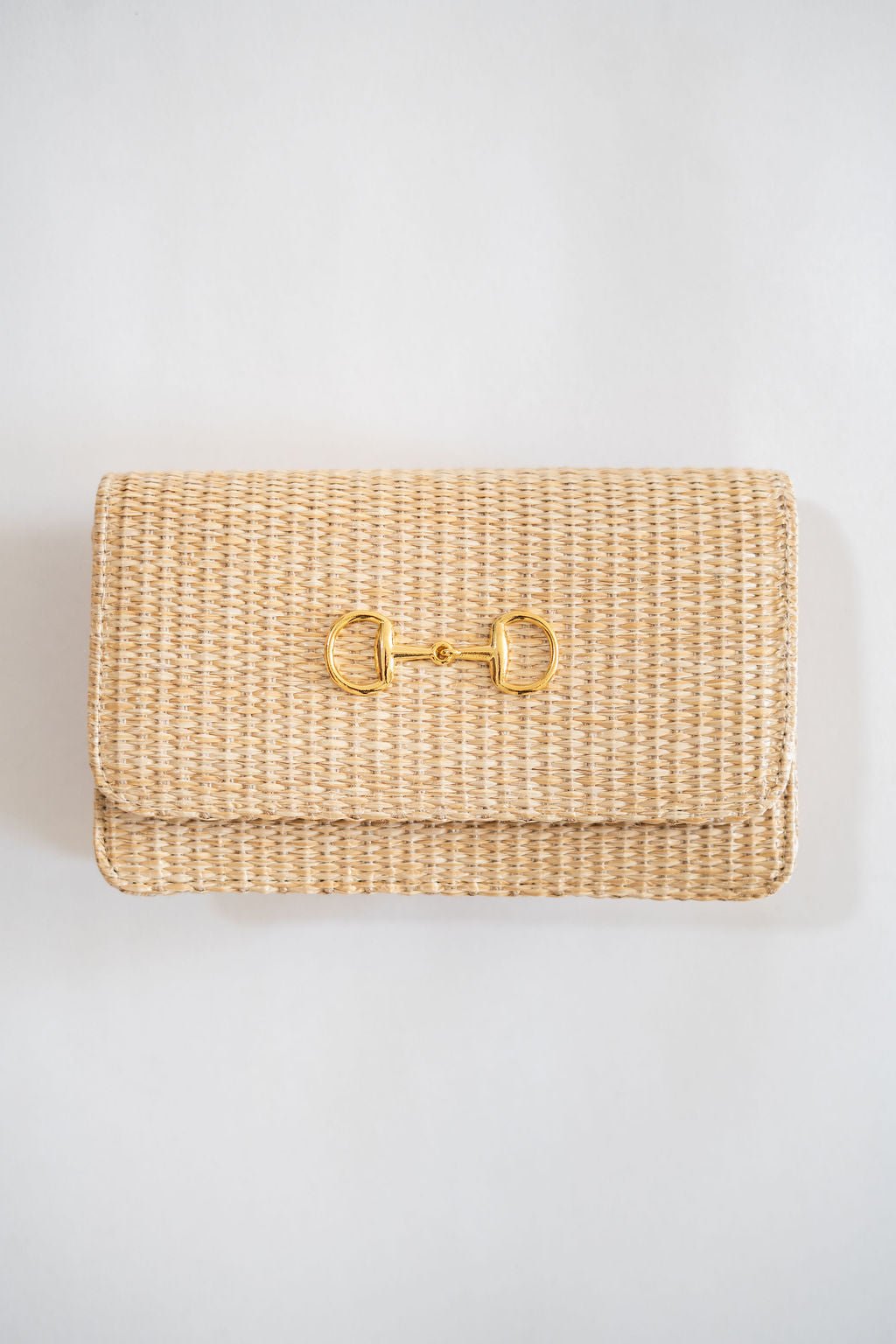 Ruby Straw Clutch