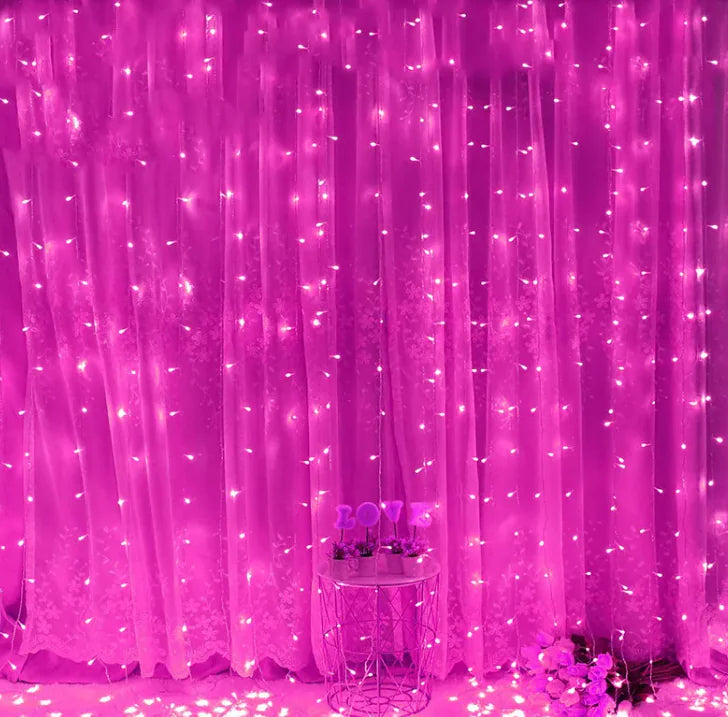 3x3 Meters 300 Solar Curtain Light - 888