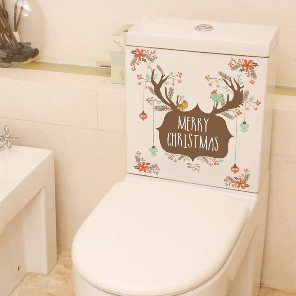 Eco-Friendly Wall Stickers for Christmas Window Decor
