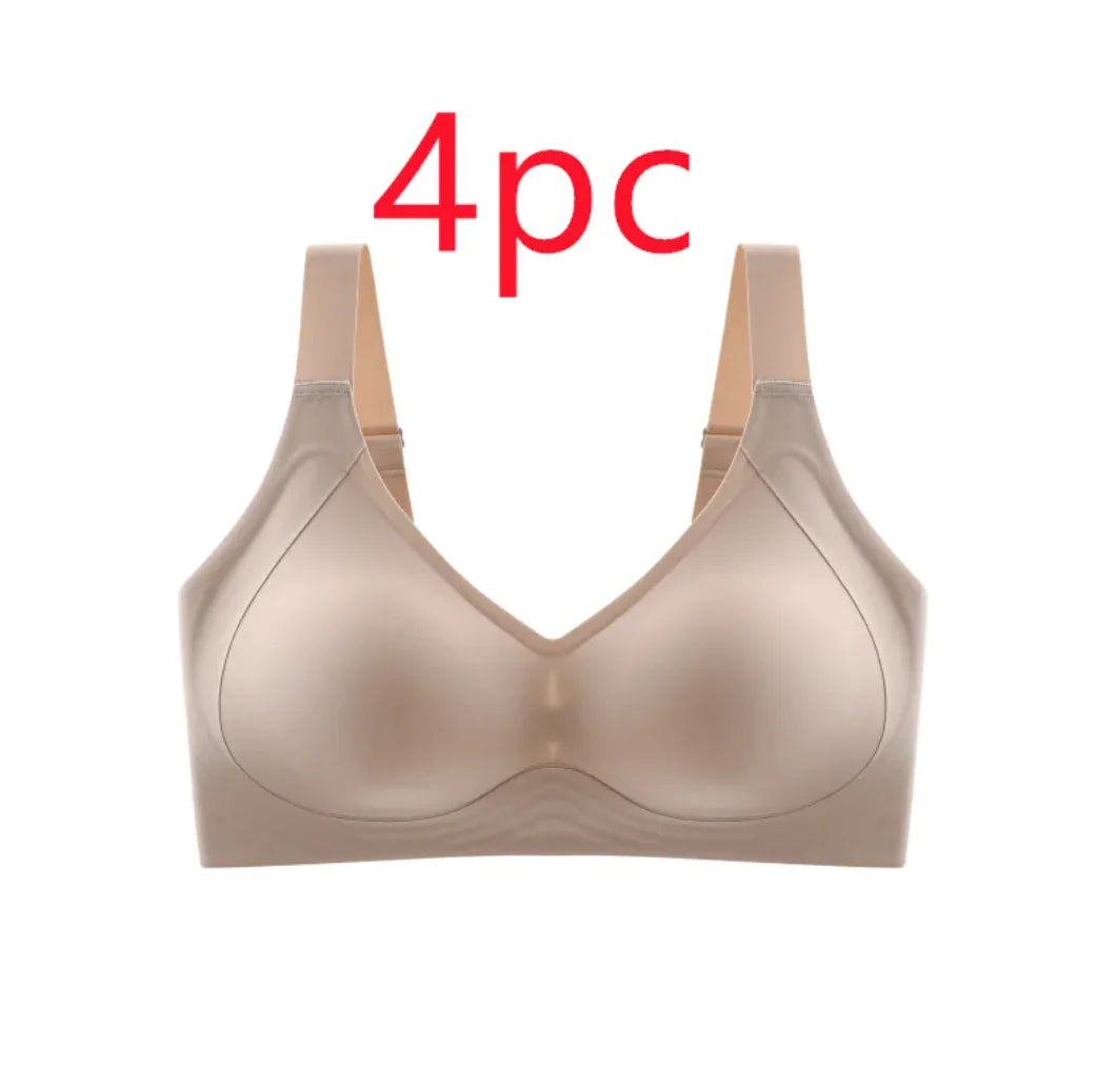 Plus Size Traceless Push-Up Sports Bra - Lingerie