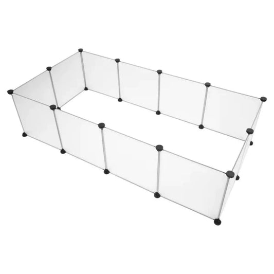 Pet Playpen, Portable Large Plastic Yard Fence Small Animals, Puppy Kennel Crate Fence Tent RT