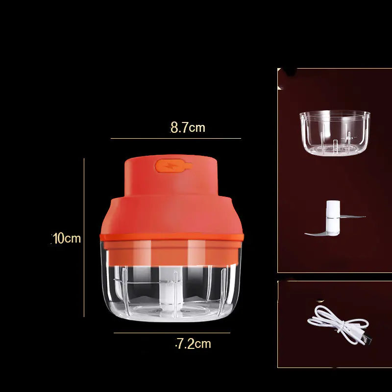 Mini Electric Garlic Masher for Home Cooking