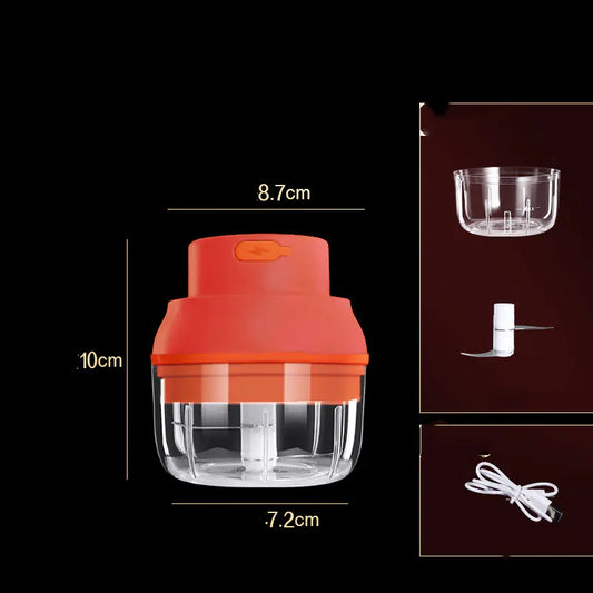 Mini Electric Garlic Masher for Home Cooking