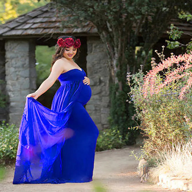 Summer Maternity Photography Long Dress 6609 - 888