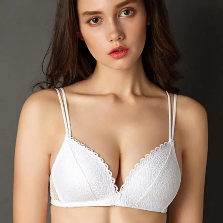 Summer Breathable Wireless Bra Set for Big Busts - Lingerie