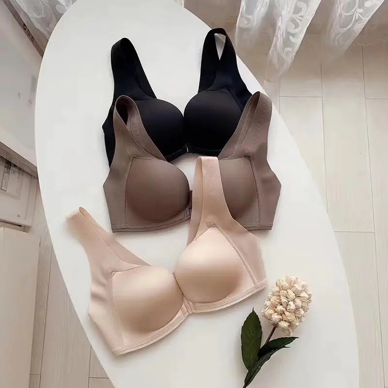 Thick Wireless Front Closure Bra for Women - Lingerie