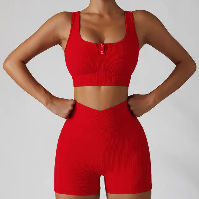 Women's Shockproof Push-Up Sports Bra - Lingerie