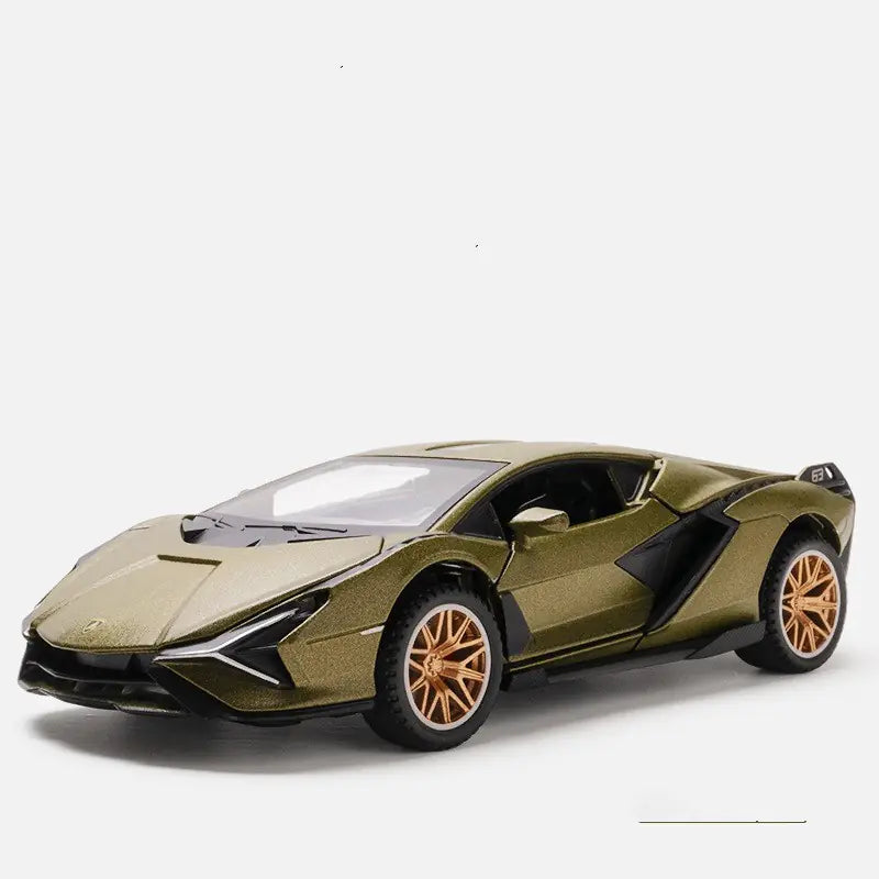 Alloy Car Model with Light and Sound Features