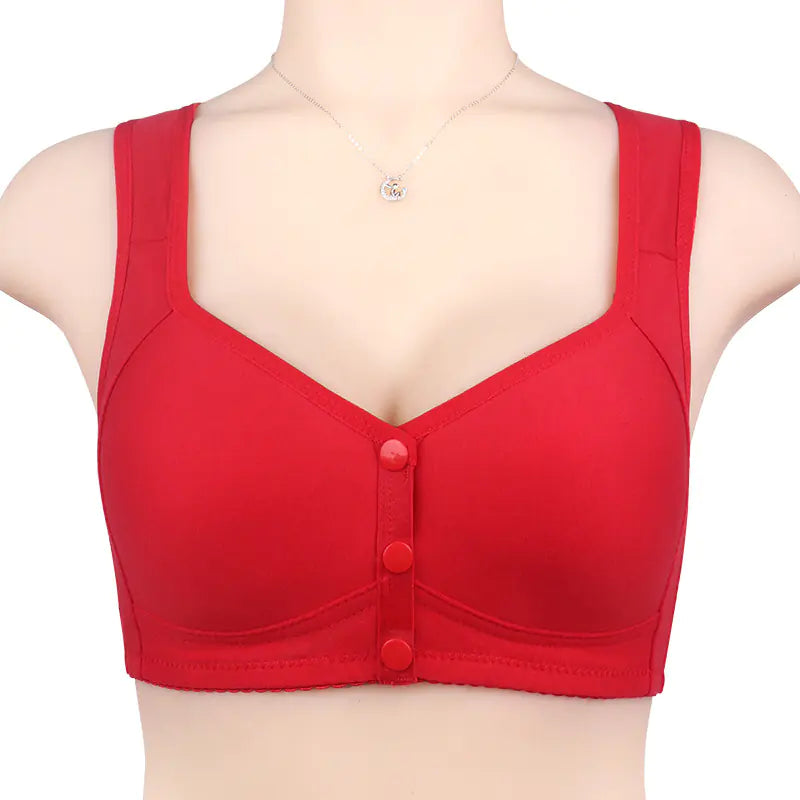 Front-Closure Plus Size Comfort Wireless Bra - Lingerie