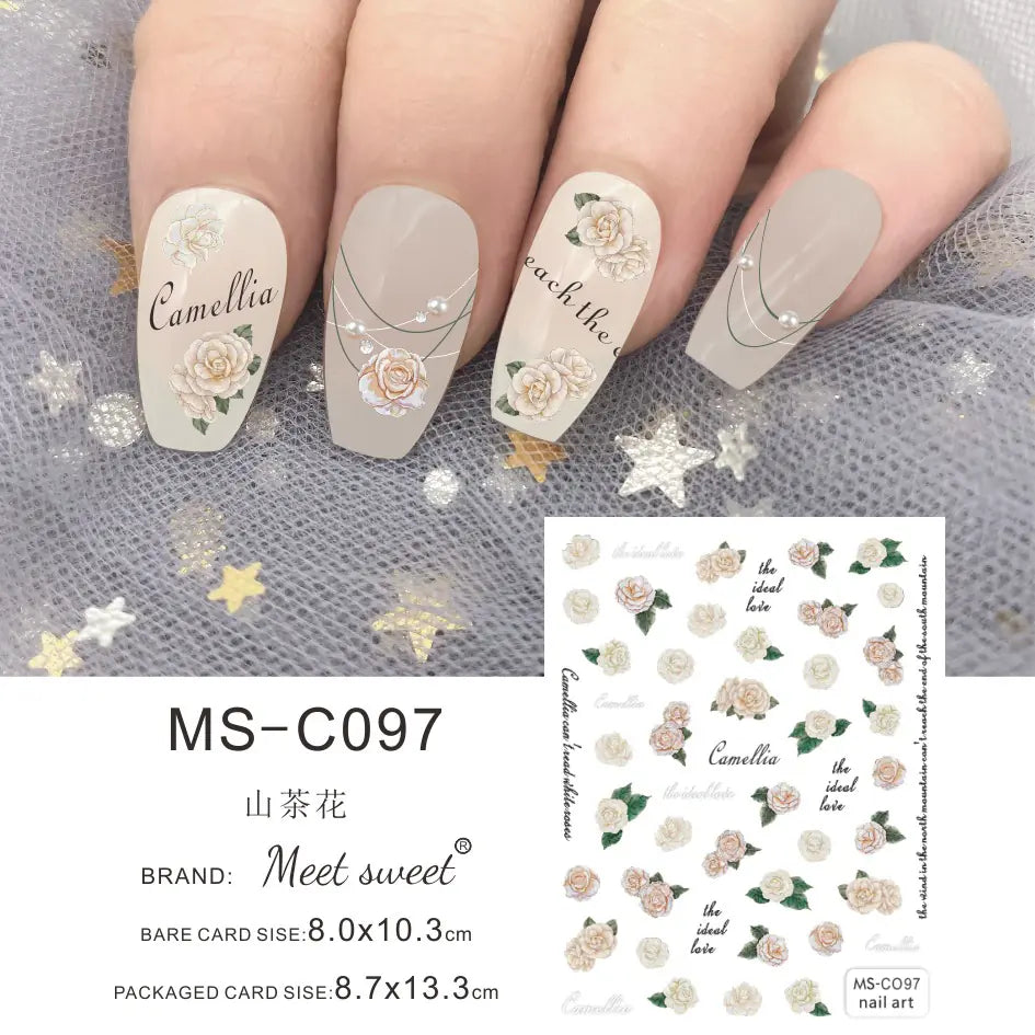 MEET SWEET Spring Summer Nail Art Stickers Wholesale