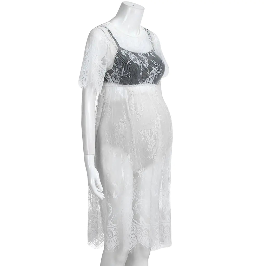 Lace Maternity Dress for Pregnancy Photography Props - 888 - Lingerie