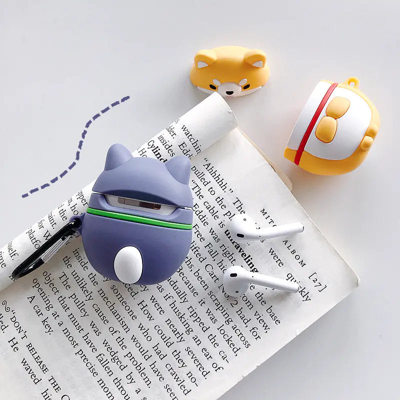 Cute Shiba Inu Earphone Case - Bluetooth Protector