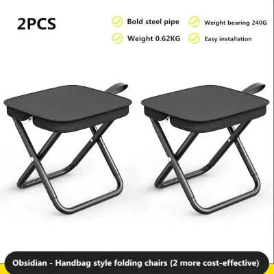 Portable Outdoor Folding Pocket Stool | Portable Outdoor Folding Pocket Chair | Camping chair | Hiking Chair– Compact & Lightweight Seat