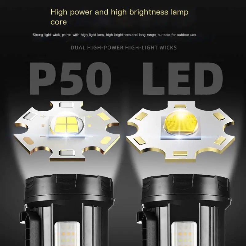 Multifunctional Solar LED Portable Outdoor Lantern - 888