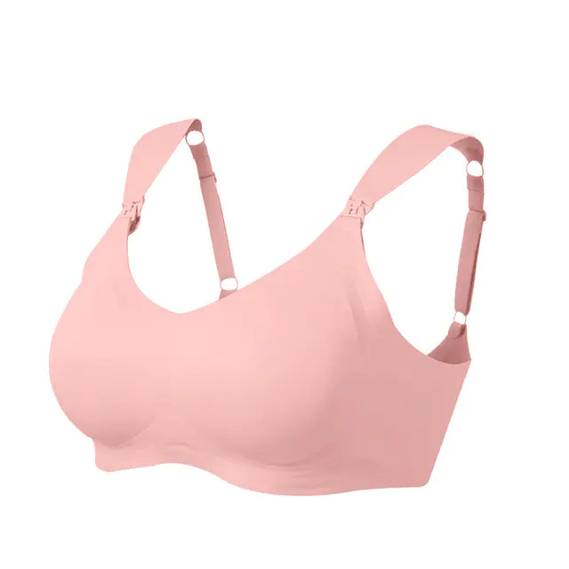 Maternity Bra with Open Button Design for Nursing - Lingerie
