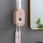 Automatic Toothpaste Dispenser with Wall-Mounted Holder