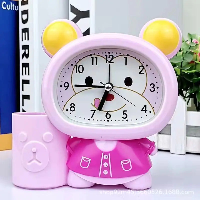 Bee Design Alarm Clock - Creative Cartoon Desk Clock