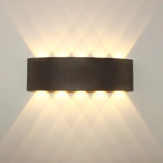 Outdoor Plastic Wall Light with Multi-Directional Illumination