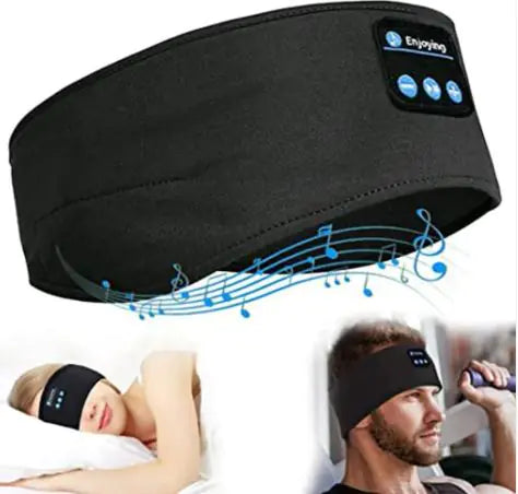 TickcleT - Bluetooth Sports Headband | Headphones with 32mm Speakers | Sleep Headphones Wireless | Perfect for Workout, Hiking, Yoga,Insomnia, Travel, Meditation and Sleeping