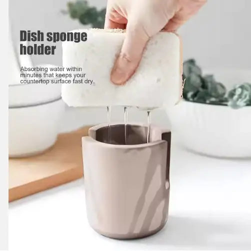 Diatom Mud Sponge Rack Kitchen & Bathroom Sink Caddy For Sponges Scrubbers