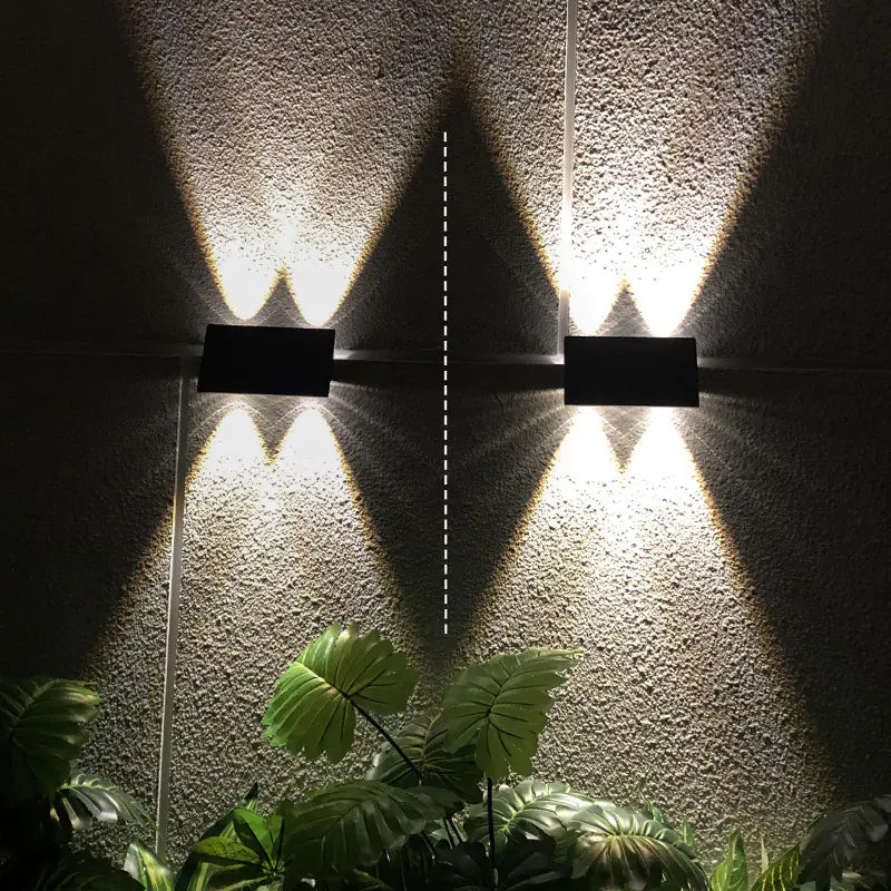LED Solar Wall Light for Outdoor Garden Decoration - 888