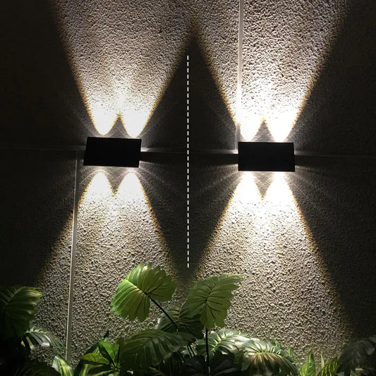 LED Solar Wall Light for Outdoor Garden Decoration - 888