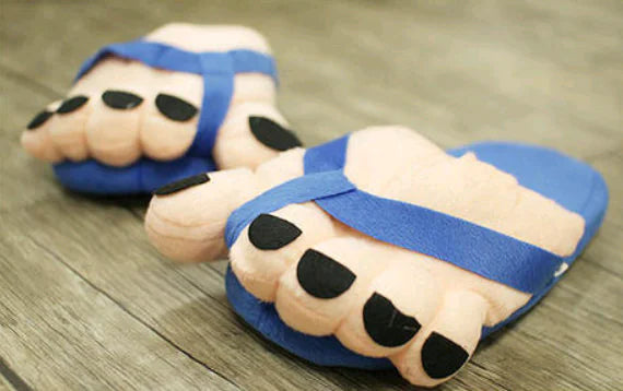 Cute Winter Cotton Slippers for Couples with Cartoon Design- 888