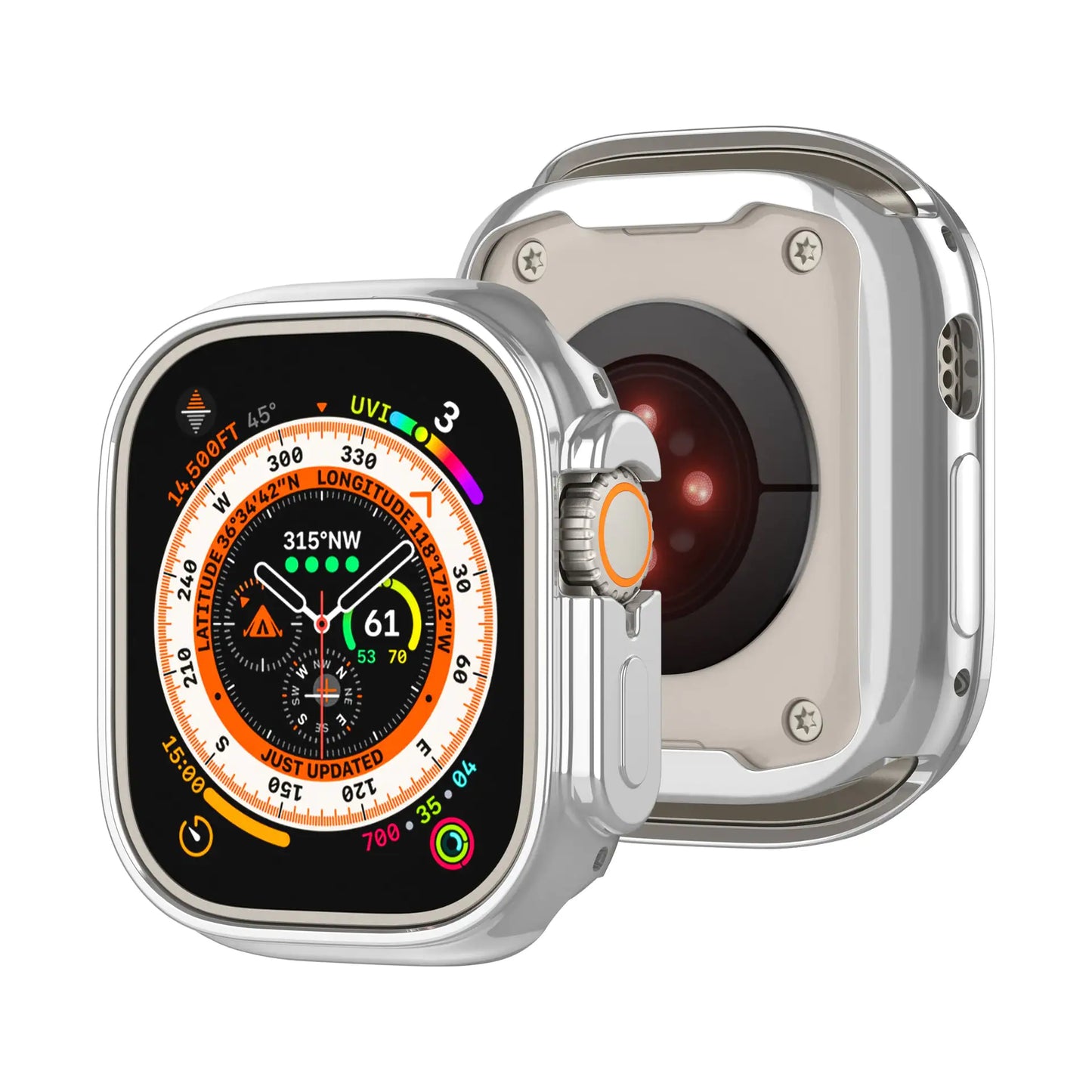 Hollow Out Soft Case Protective Sleeve Watch CaseFashionable Watch With Bracelet INS Wind