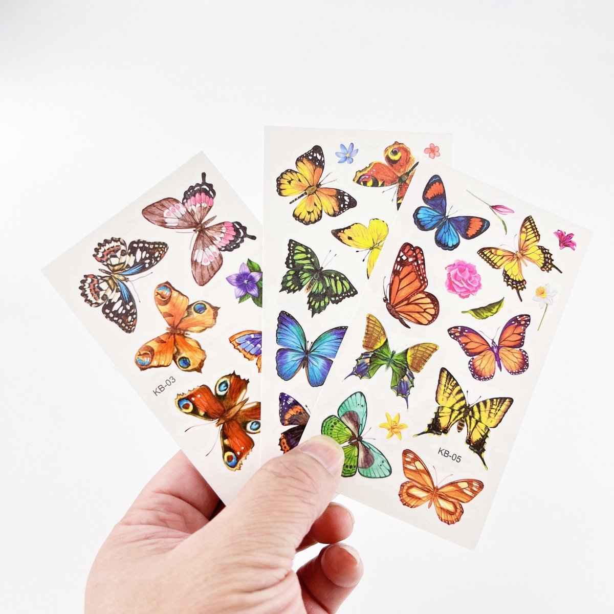 Waterproof Butterfly Tattoos – 10 Sheets for Parties and Events