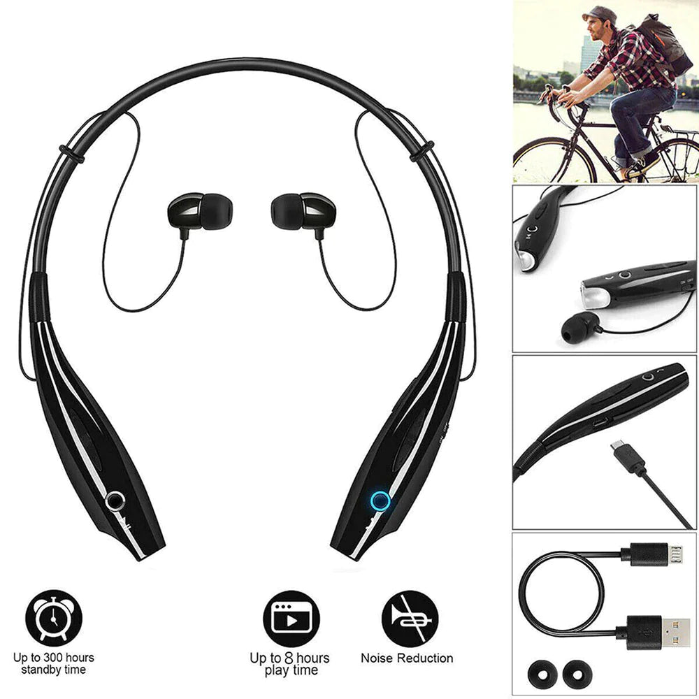 Stereo Wireless Neckband Earphones