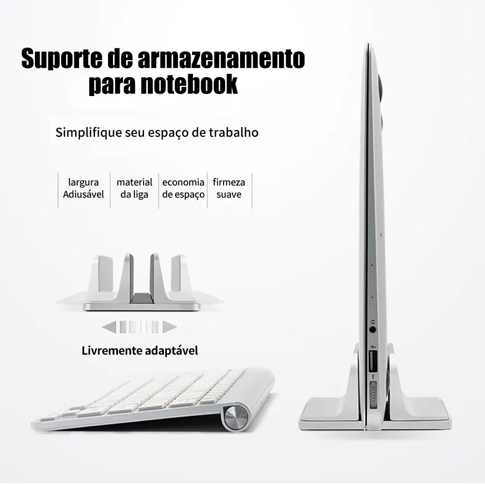 Aluminum Vertical Laptop Stand Base