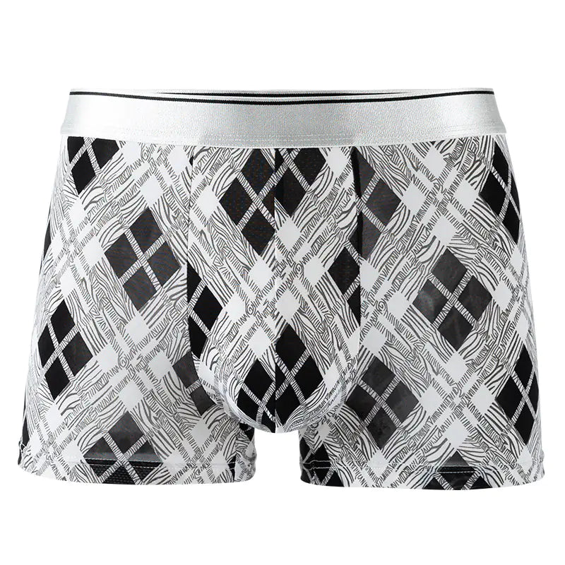 Men's Ice Silk Boxers - Comfortable and Breathable - Lingerie