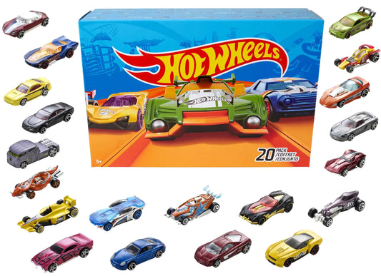 Hot Wheels Toy Cars & Trucks 20 Pack Set of 20 1:64 Scale Vehicles for Play or Display Instant Collection (Styles May Vary) - US seller