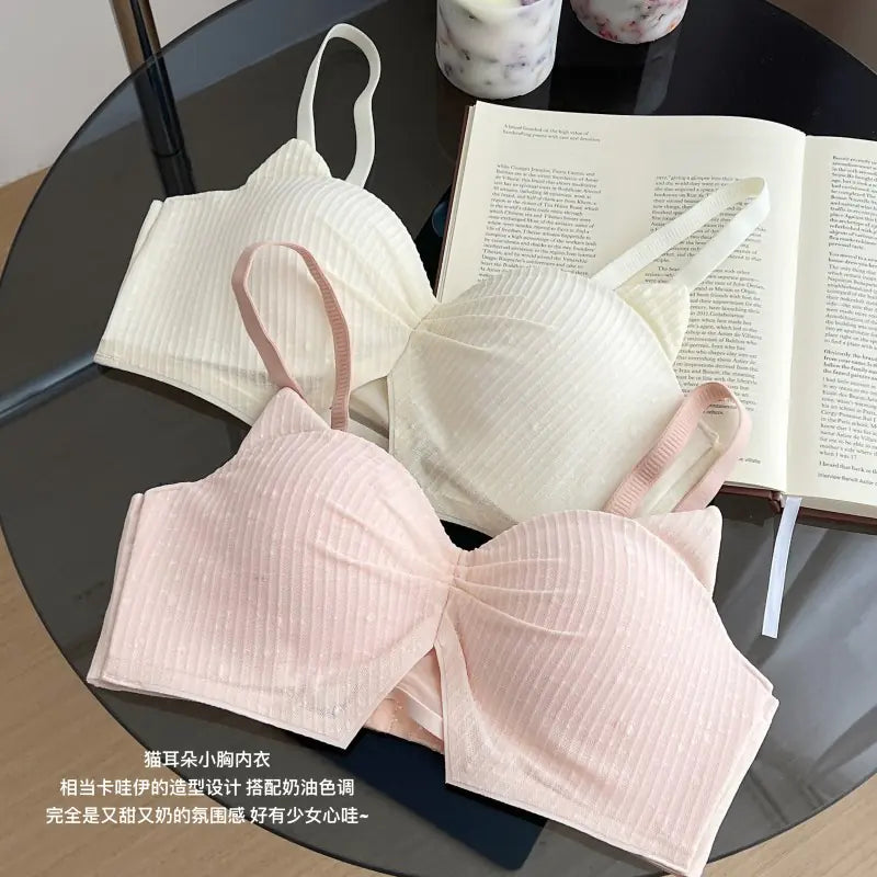 Strapless Lace Bra Set for Comfort and Support - Lingerie