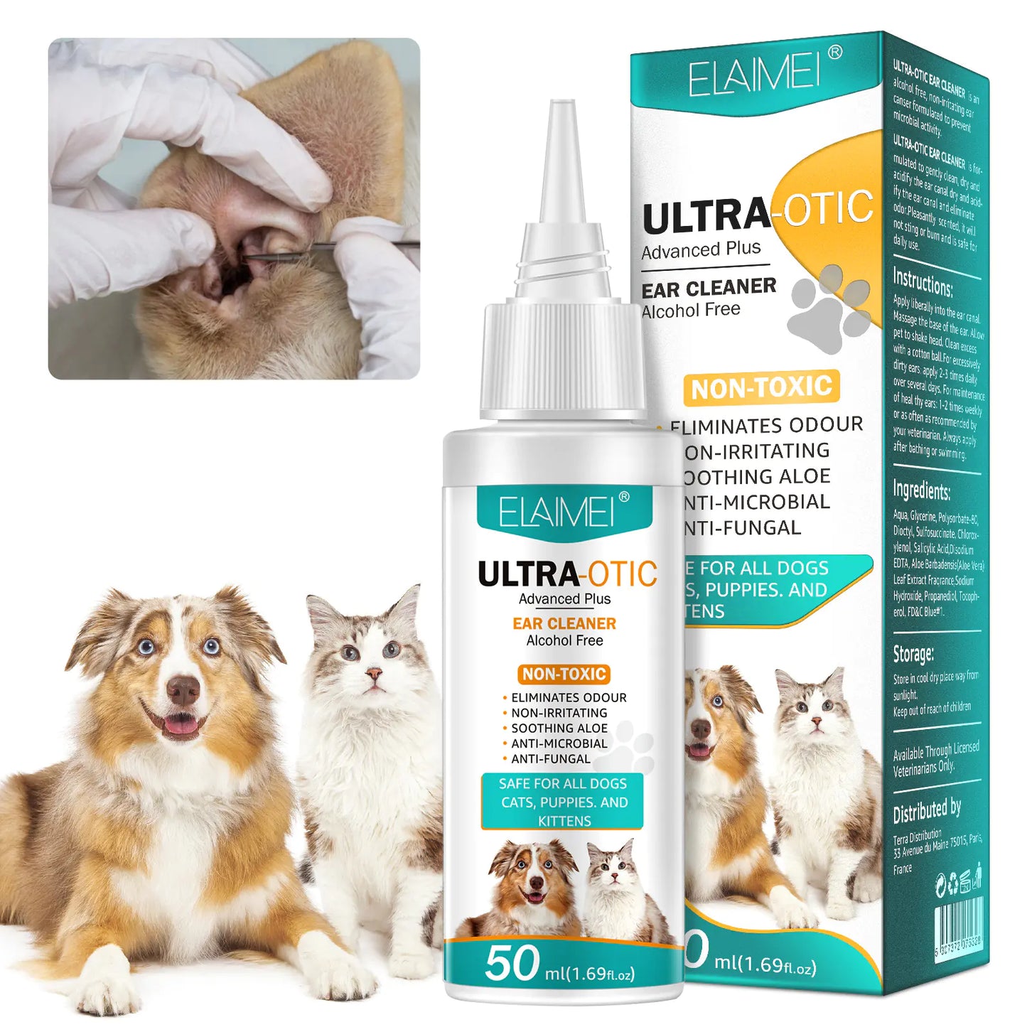 Pet Ear Cleaner 50ml - 888