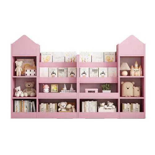 Children's pink Wooden Bookshelf
