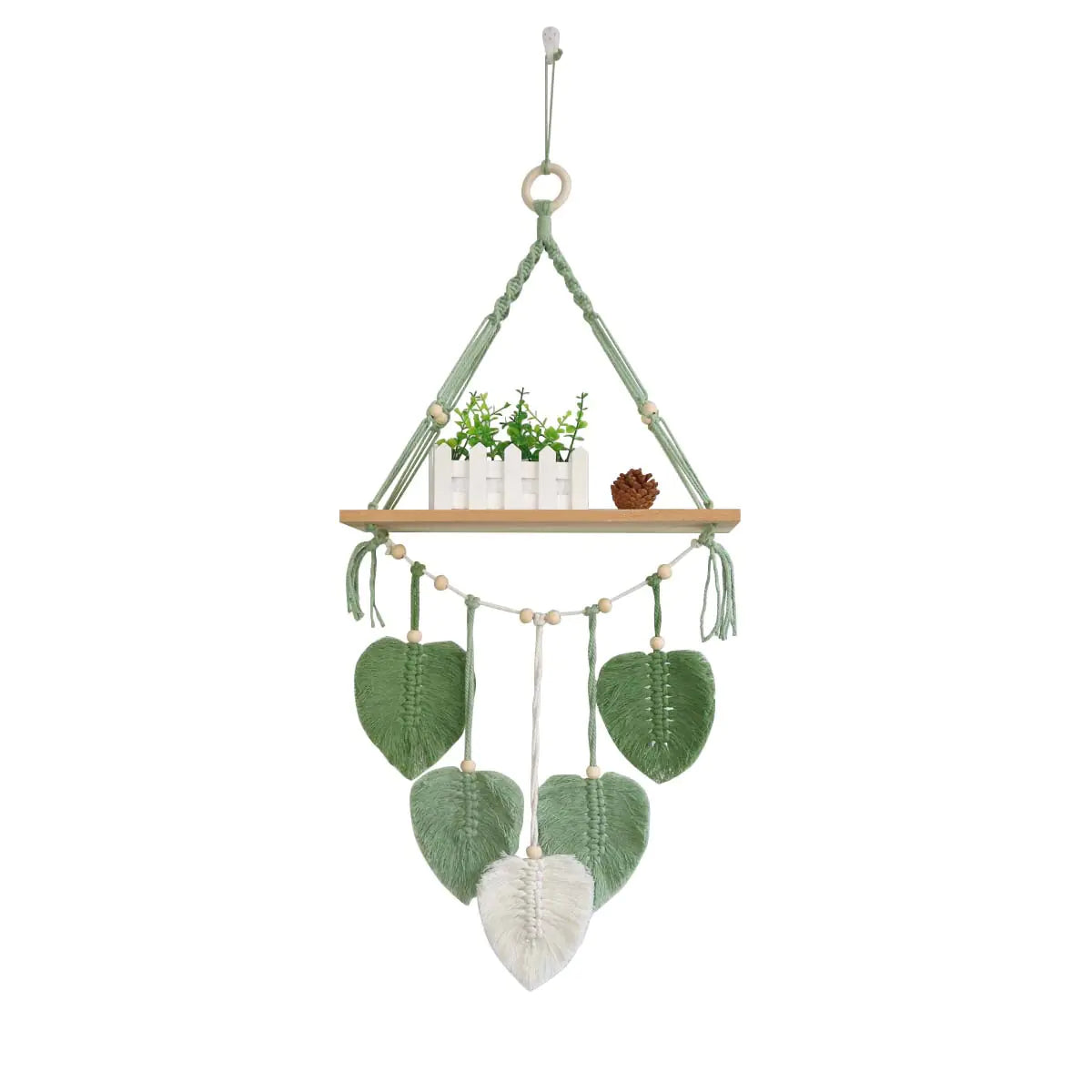 Nordic Wall Decor Handmade Woven Tapestry Shelf