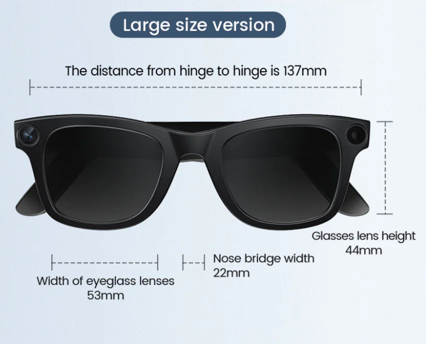 AI Camera Smart Glasses - 888