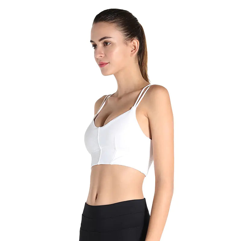 Cross-Back Sports Bra for Yoga and Fitness - Lingerie