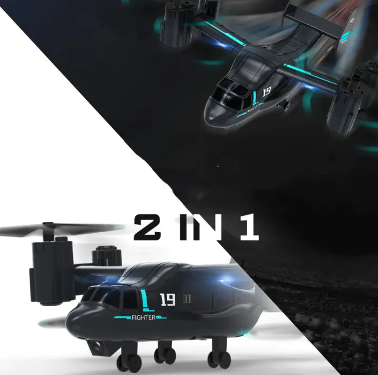 2-in-1 Air & Land RC Helicopter - 888